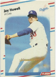 1988 Fleer Update Baseball Cards       095      Jay Howell